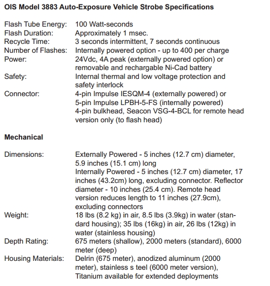 Strobe light Catalogue