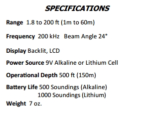 Sonar System(DIVE SCAN) Catalogue