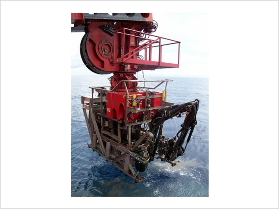 Seafloor Excavator tool skid 사진